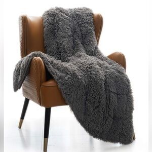 Faux Fur Weighted Blanket